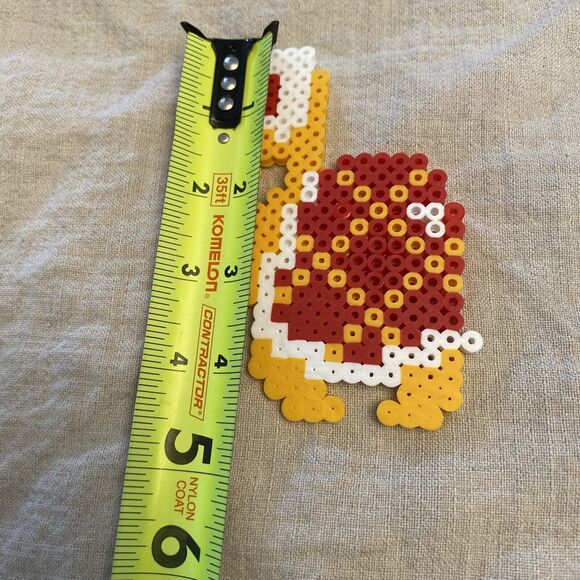 Koopa Troopa Sprite Pixel Art Perler Beads NES Red Retro Art Vintage Mario Bros. - Picture 5 of 9